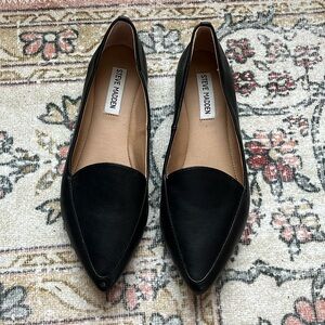 Steve Madden Black “Focus” Loafers - 7.5